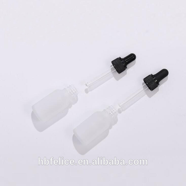 5 ml 10 ml 15 ml 20 ml 30 ml 50 ml 100 ml Clear Frosted Dropper Bottle Frosty Glass Dropper Bottles With Dropper Top matte glass