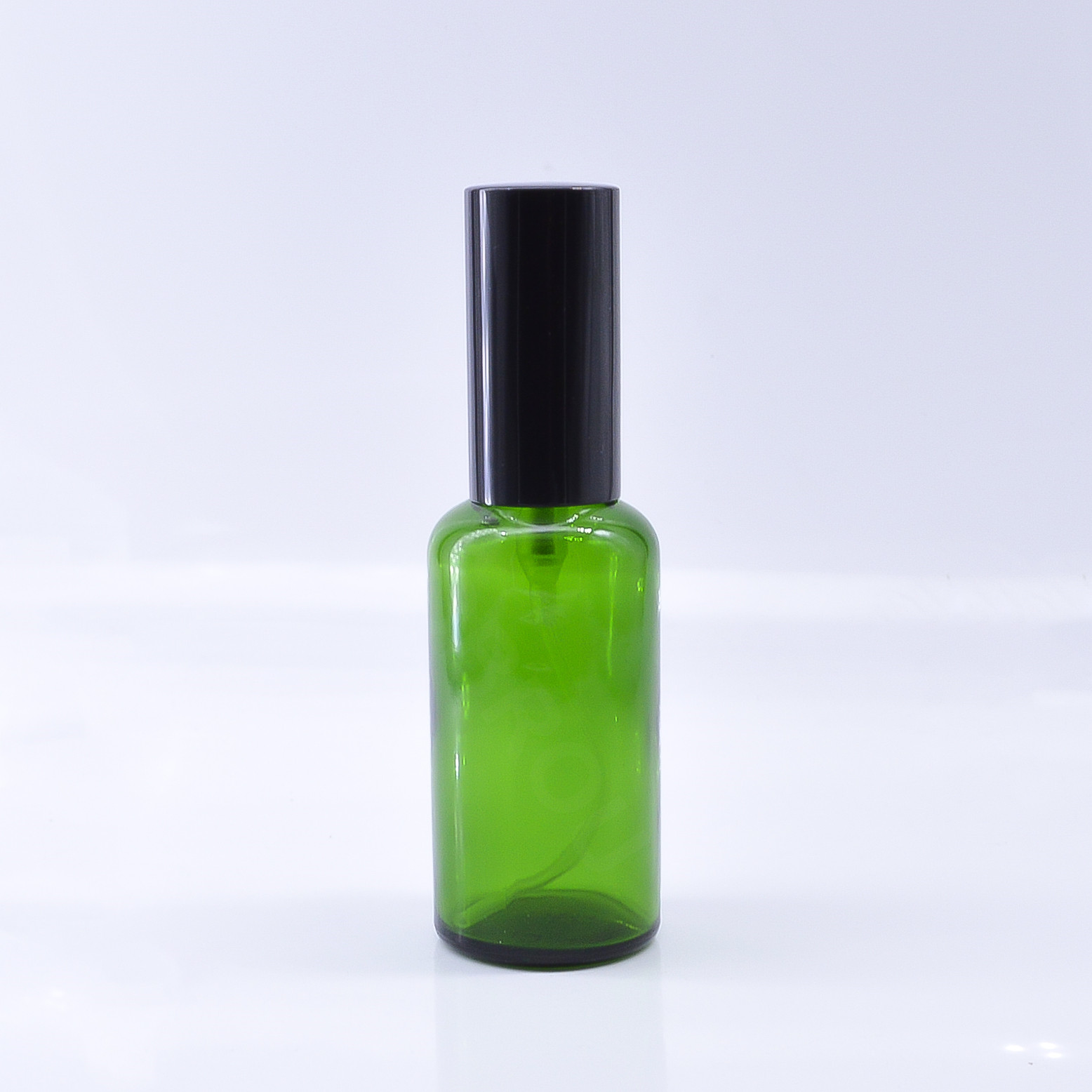 5 ml 10 ml 15 ml 20 ml 30 ml 50 ml 100 ml Empty Refillable green Glass Mist Spray Perfume Bottle with aluminum mist spray cap