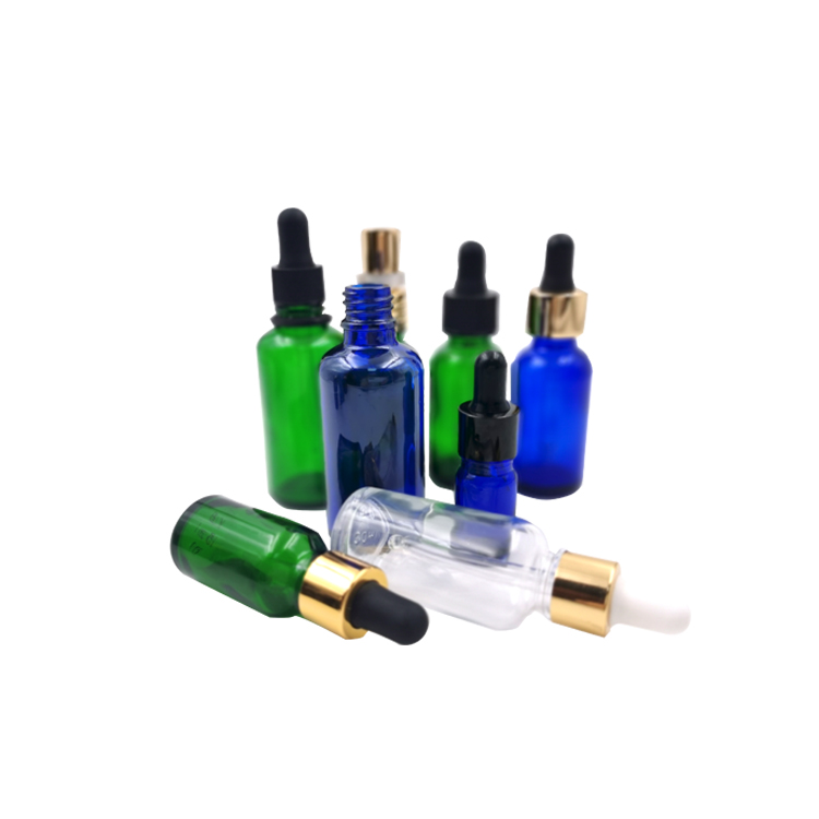 5 ml 10 ml 20 ml 30 ml 50 ml 100 ml glass essential oil bottle with glass dropper lid