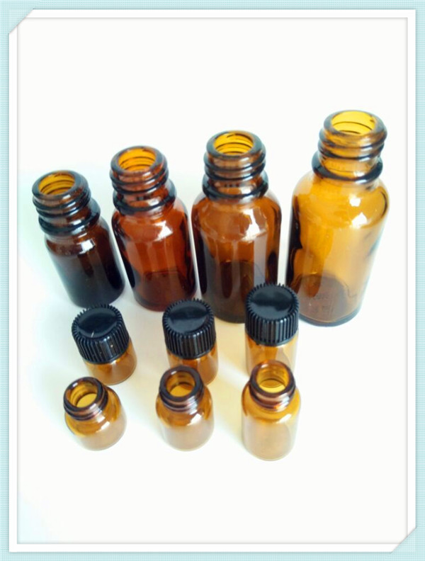 5 ml 10ml Amber Glass Euro Dropper bottle with Tamper Evident Cap and insert