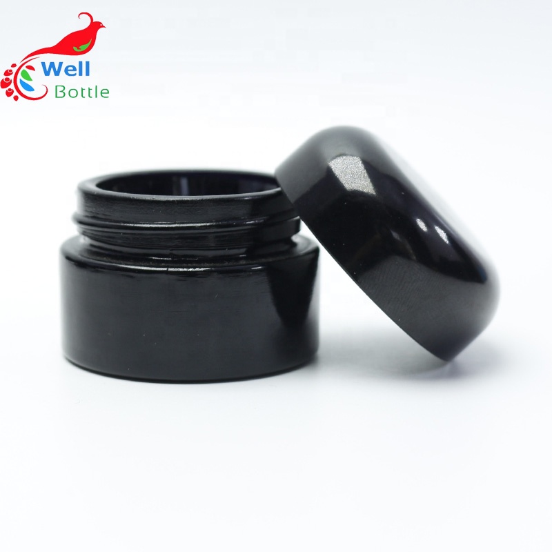 5 ml 15 ml 30 ml 50 ml 60 ml 100 ml 120 ml 200 ml 250 ml dark violet glass cosmetic jar VJ-22S