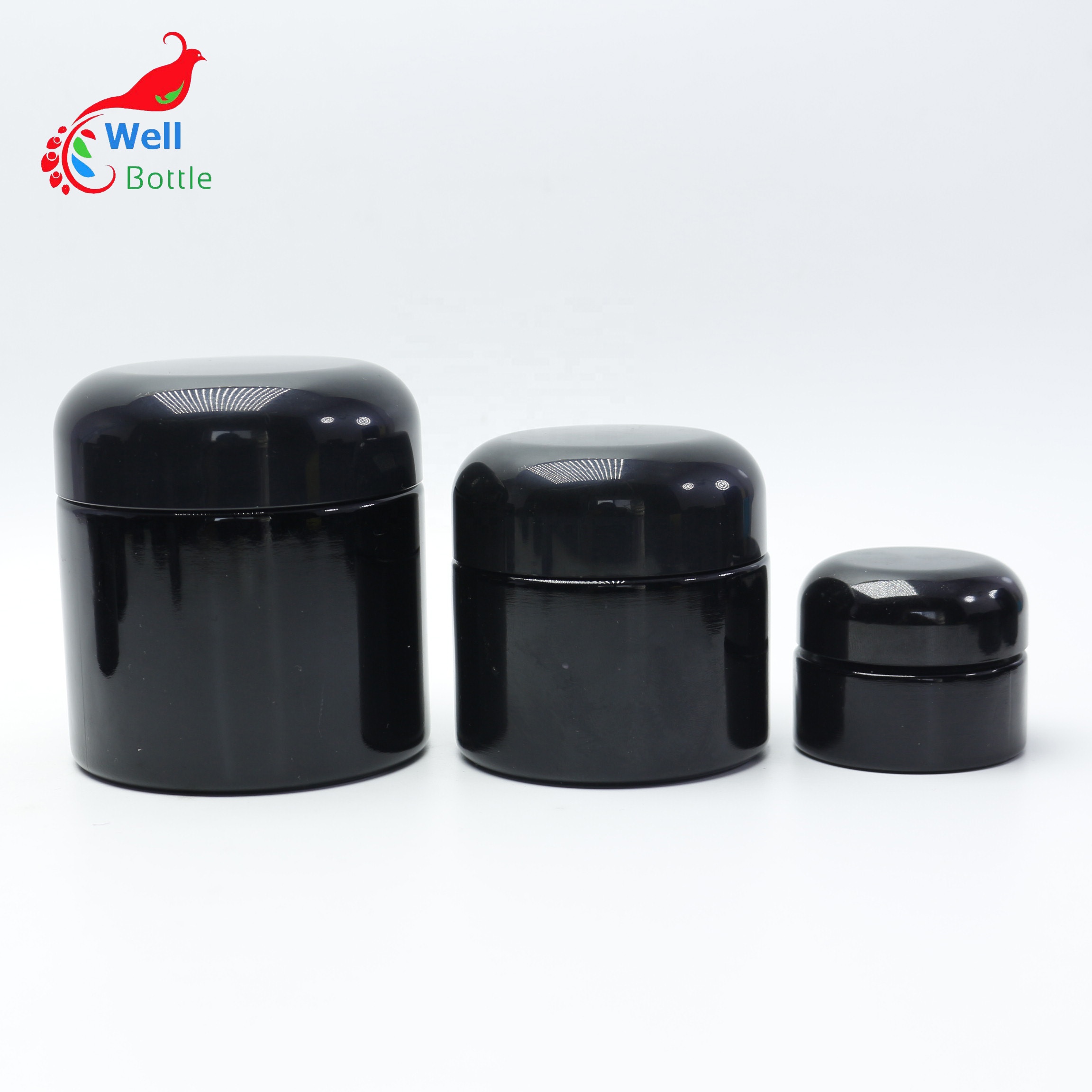 5 ml 15 ml 30 ml 50 ml 60 ml 100 ml 120 ml 200 ml 250 ml dark violet glass cosmetic jar VJ-22S