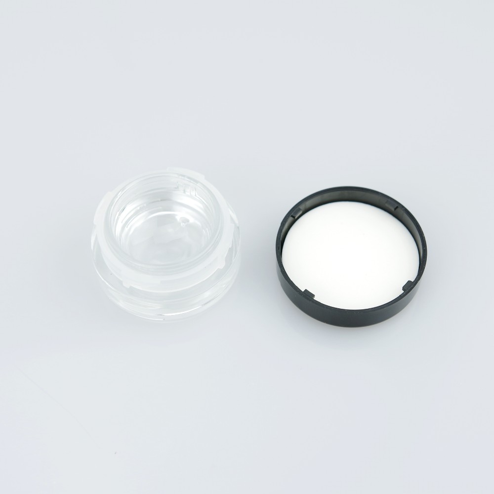 5 ml 7ml 9ml Wax Child Proof Glass Concentrate Containers clear Jar with screw cap