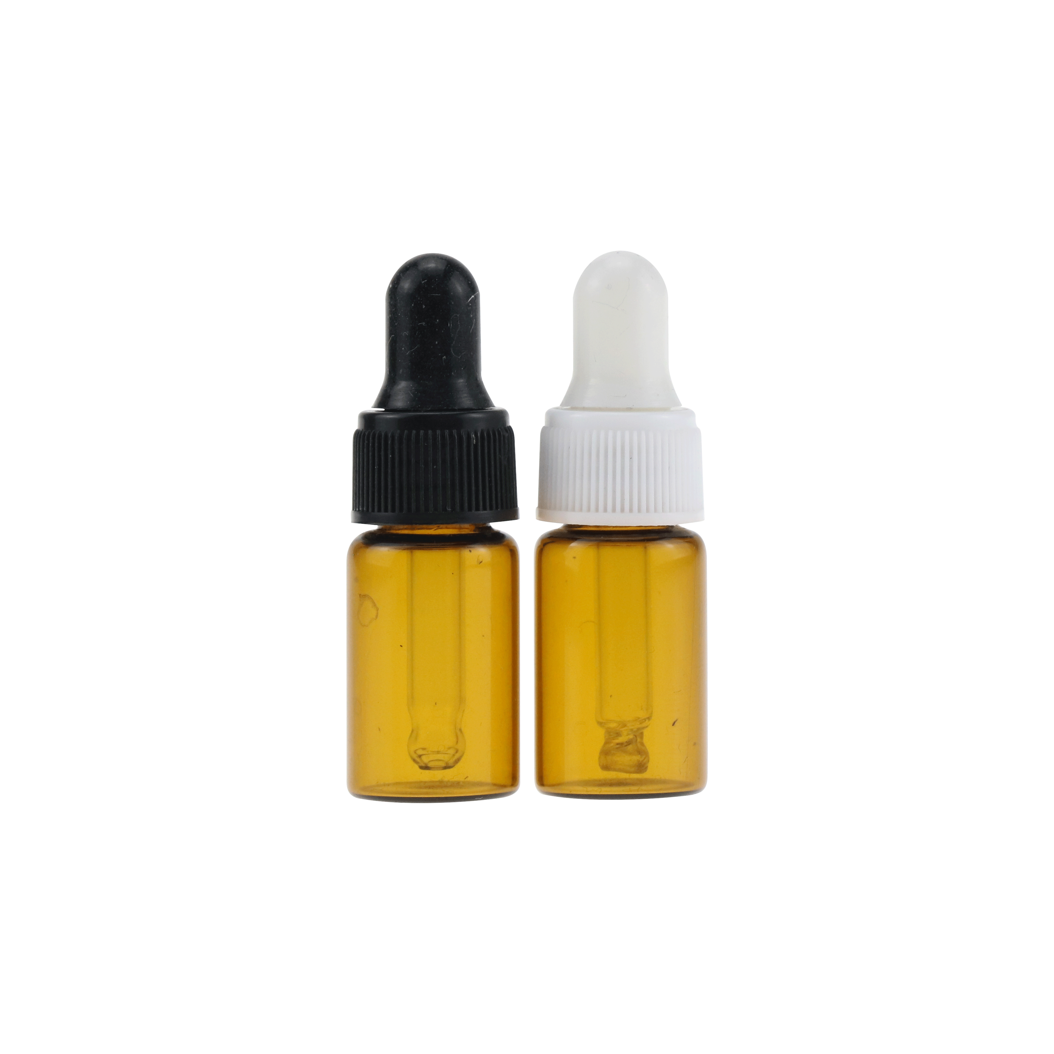 5 ml Amber Black Clear Round tamper proof tap pill glass bottle with tamper evident containers
