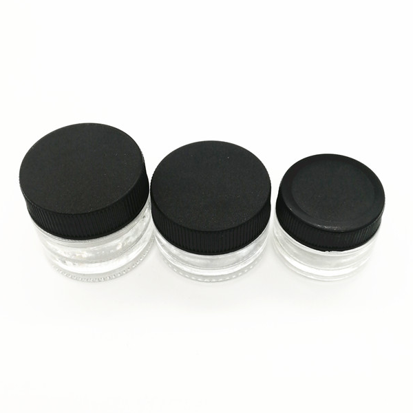 5 ml Custom Glass Jar Essential Oil Concentrate Container with Screw Cap or CR lid