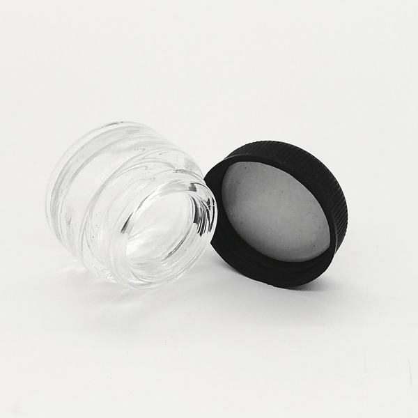 5 ml Custom Glass Jar Essential Oil Concentrate Container with Screw Cap or CR lid