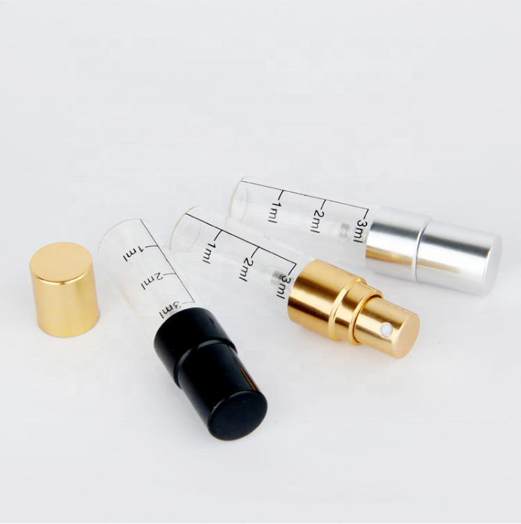 5 ml Glass Perfume Bottle Atomizer Vial With Spray Empty