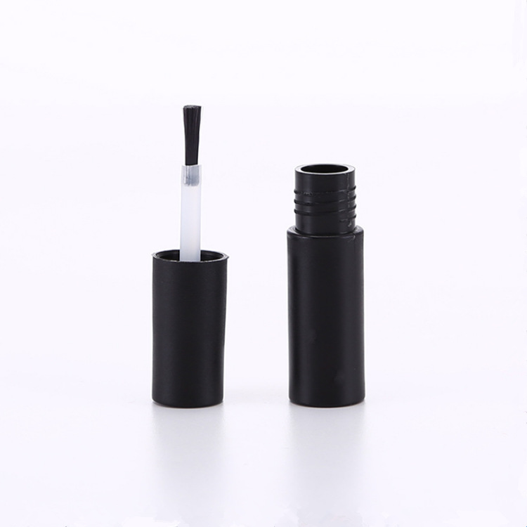 5 ml HDPE empty glue or nail polish plastic bottle with brush cap