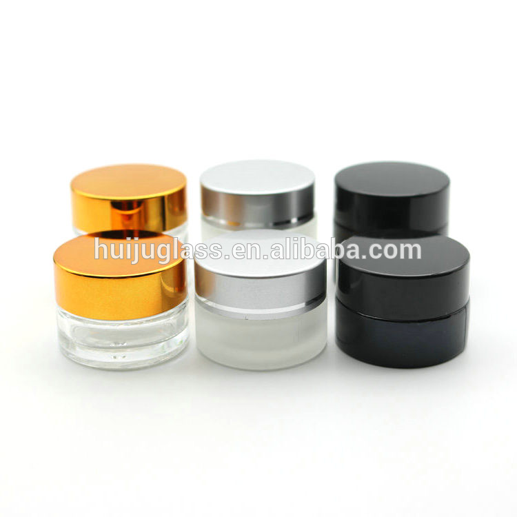 5 ml Lip Balm Amber Glass Jar For cosmetics