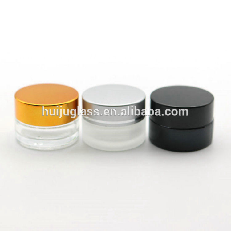 5 ml Lip Balm Amber Glass Jar For cosmetics