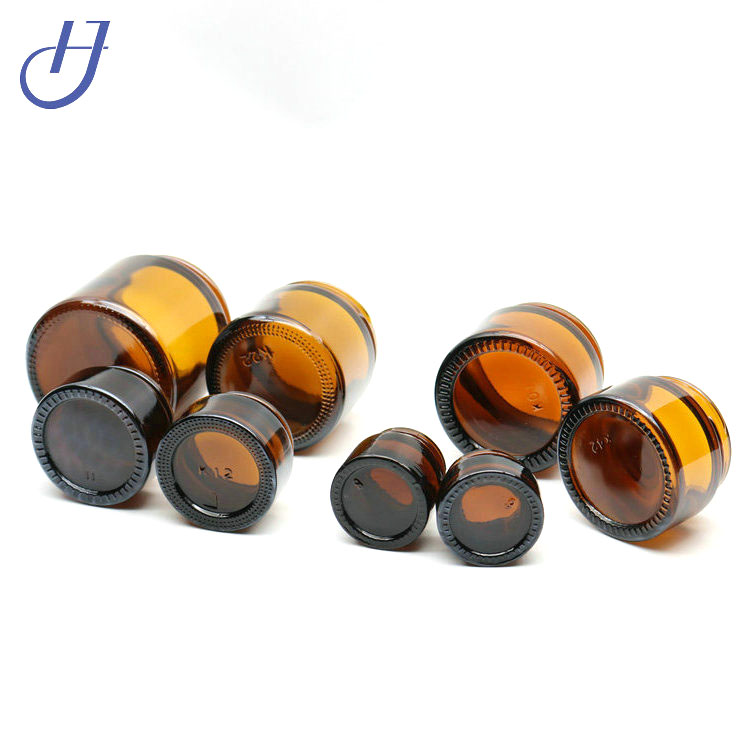 5 ml Lip Balm Amber Glass Jar For cosmetics