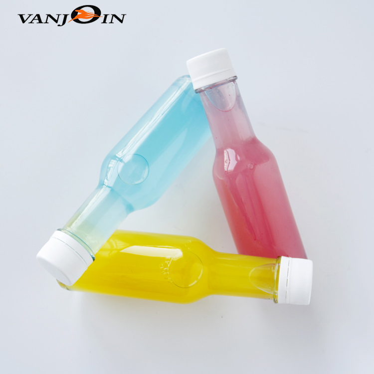 5 oz 150ml Clear Woozy Bottle Chili Soy Beverage Hot Sauce Glass Bottles With Plastic Lids