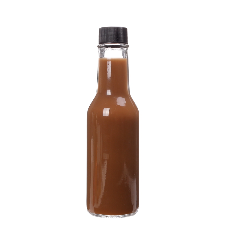5 oz Sauce industrial screen printing soy sauce glass bottle 150ml with screw lid