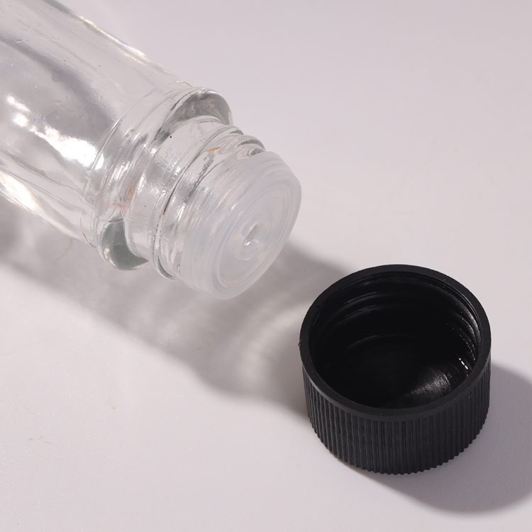 5 oz Sauce industrial screen printing soy sauce glass bottle 150ml with screw lid