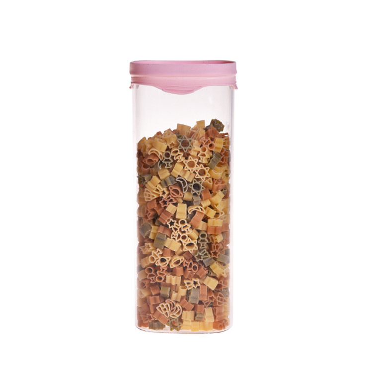 5 pcs High borosilicate glass food grade square glass jar set with lid
