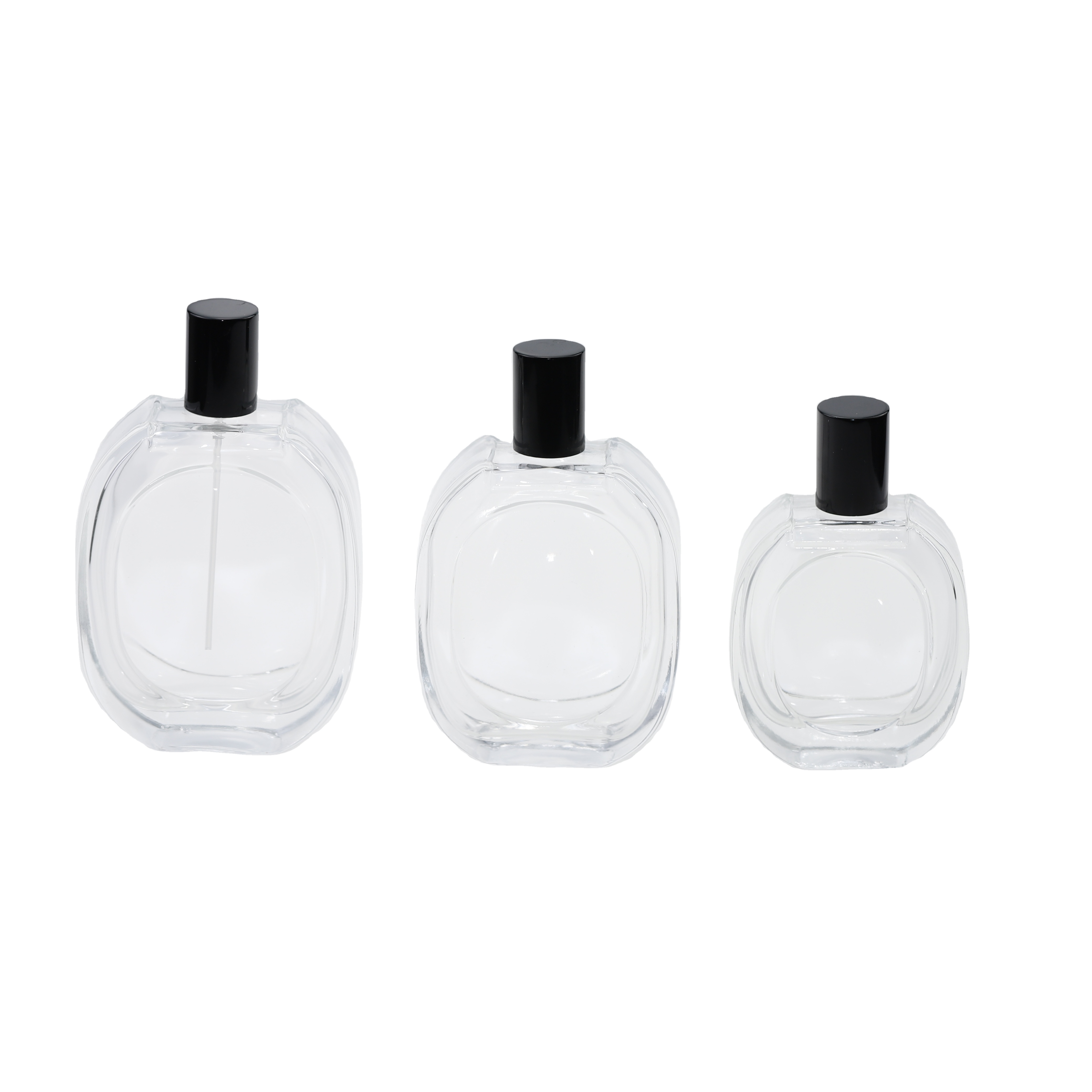 50/75/100ml luxury fancy  refillable perfume bottle manufacturer