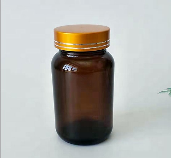 50 80 100 150 200 ml pharmaceutical amber capsule glass packaging medicine tablets pill bottles with child proof cap