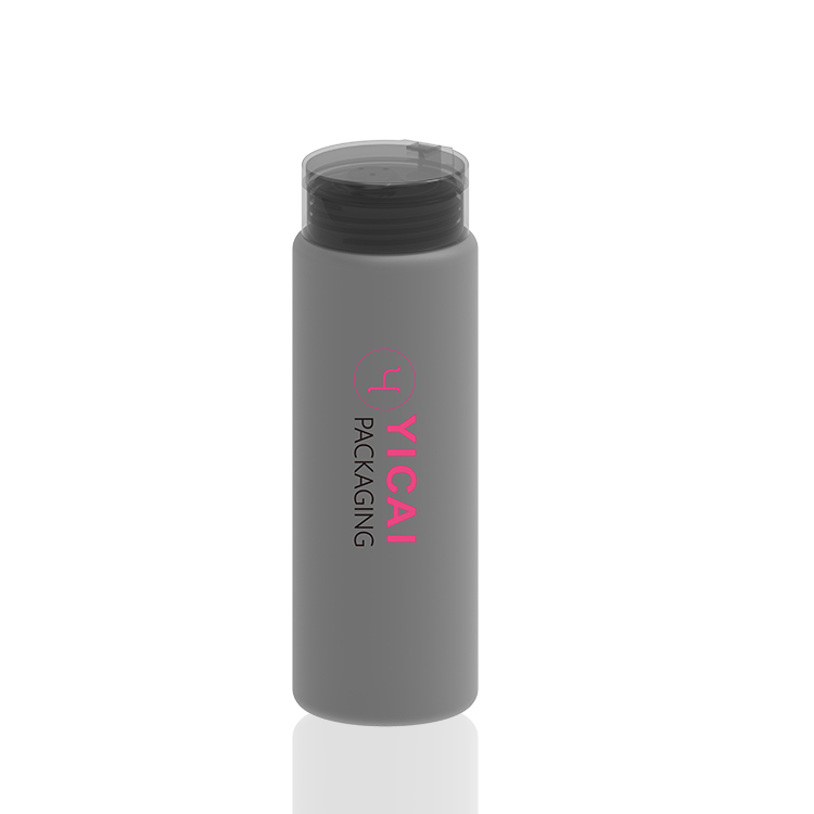 50/80/100/150/200g plastic baby talc powder shaker bottle with mesh filter cap