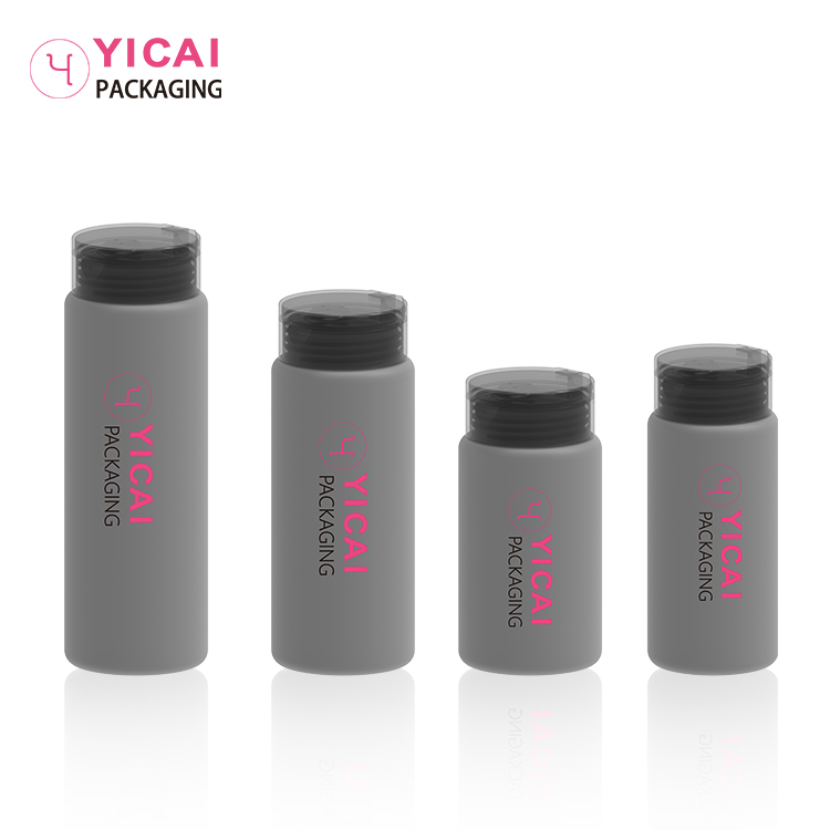 50/80/100/150/200g plastic baby talc powder shaker bottle with mesh filter cap