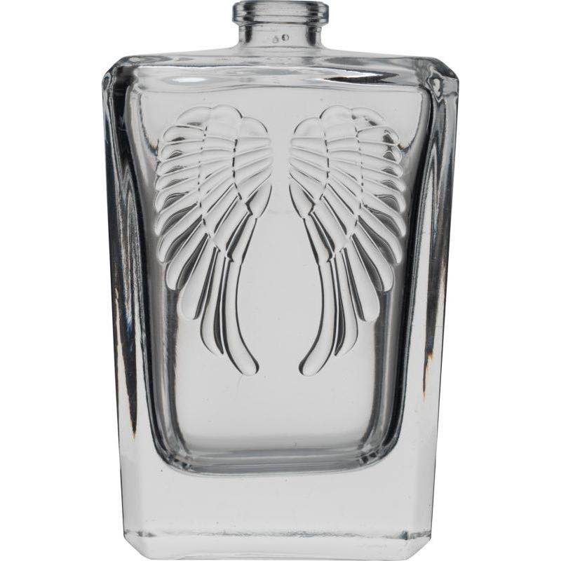 50 ML wings of angle clear perfume glass bottle