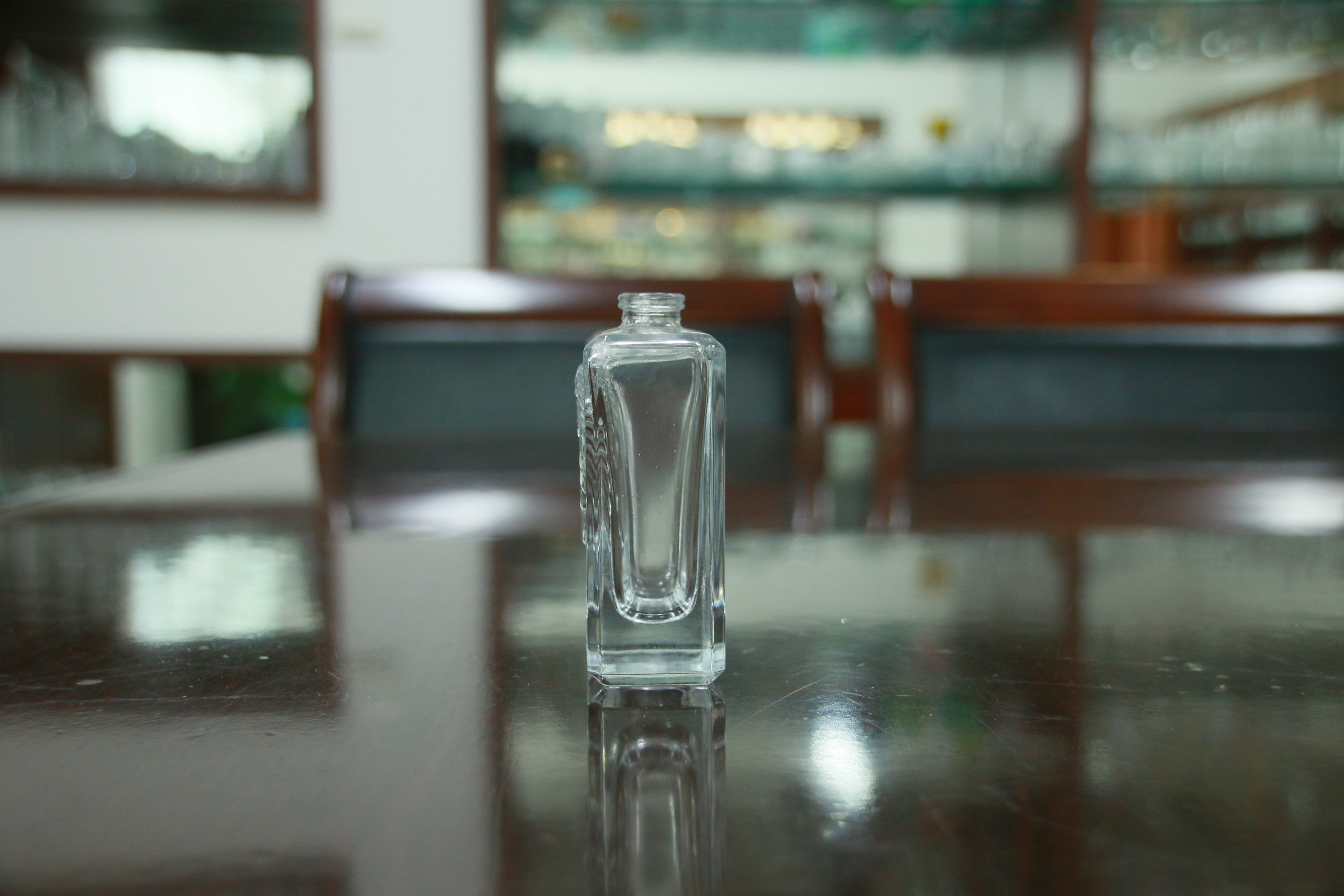 50 ML wings of angle clear perfume glass bottle