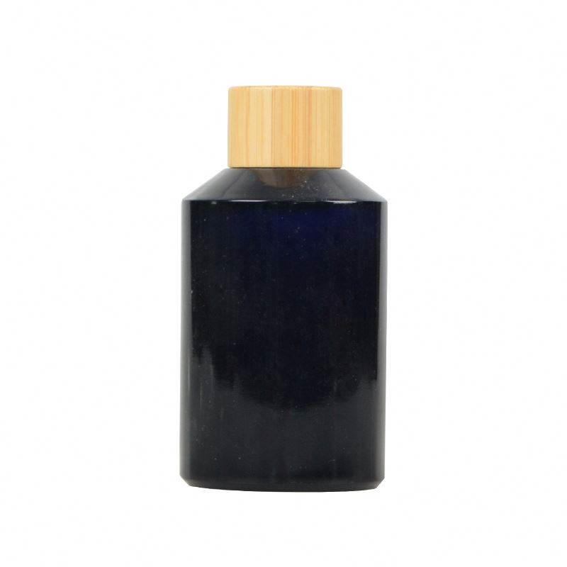 50 Ml 30Ml Glass Essential Oil Bottle With Bamboo Pump Lotion Cap Lid