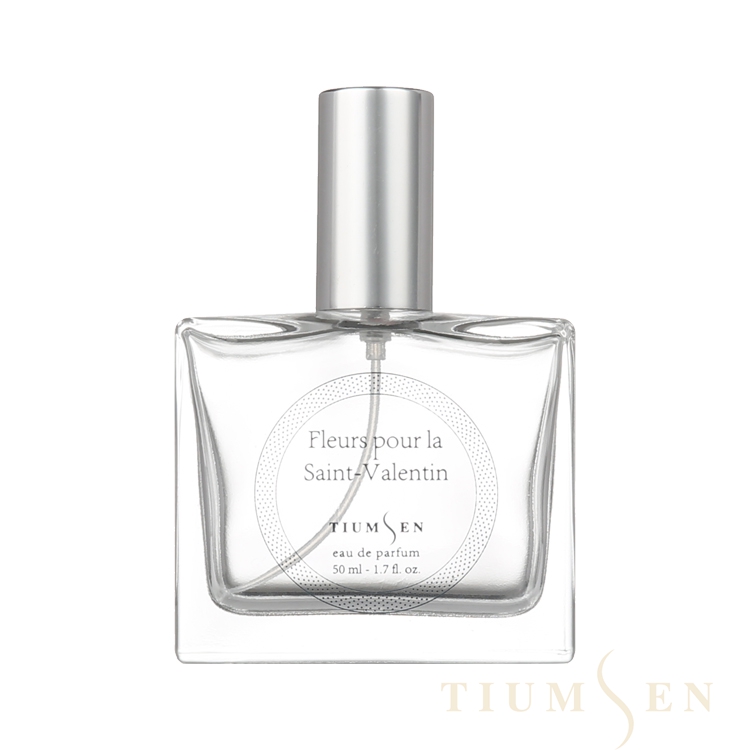 50 Ml Empty Spray 50ml Decorative Square Glass Perfume Bottles