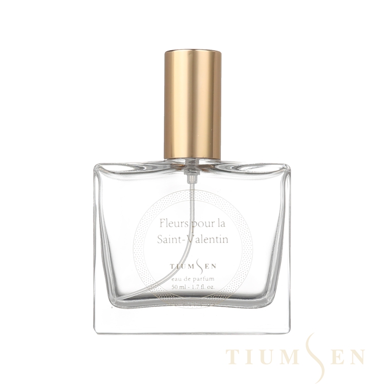 50 Ml Empty Spray 50ml Decorative Square Glass Perfume Bottles