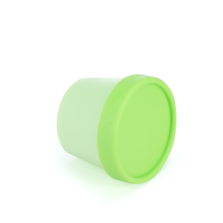 50 g 100 g 200 g round trapezoid luxury pet containers plastic jar in bulk big cleansing cream plastic wide mouth jar