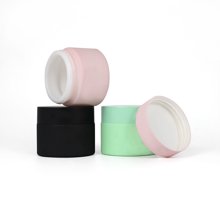 50 g pink cosmetic packaging ceramic cream jar