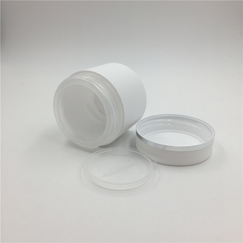 50 gram 50g 50ml double wall plastic jar, empty cosmetic plastic sample cream containers