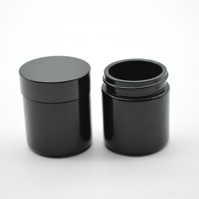 50 ml 1.7oz Herb Container Glass Stash Jar for Food, Spices, Weed