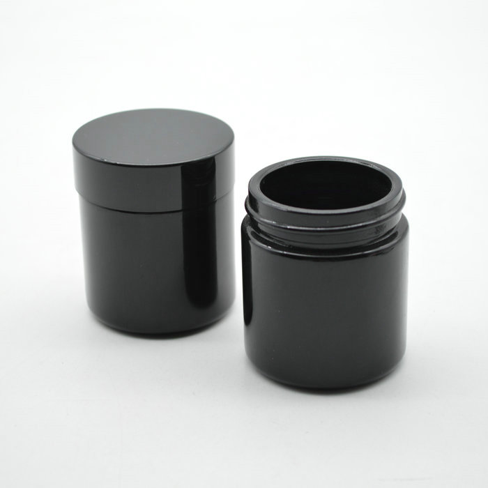 50 ml 1.7oz Herb Container Glass Stash Jar for Food, Spices, Weed