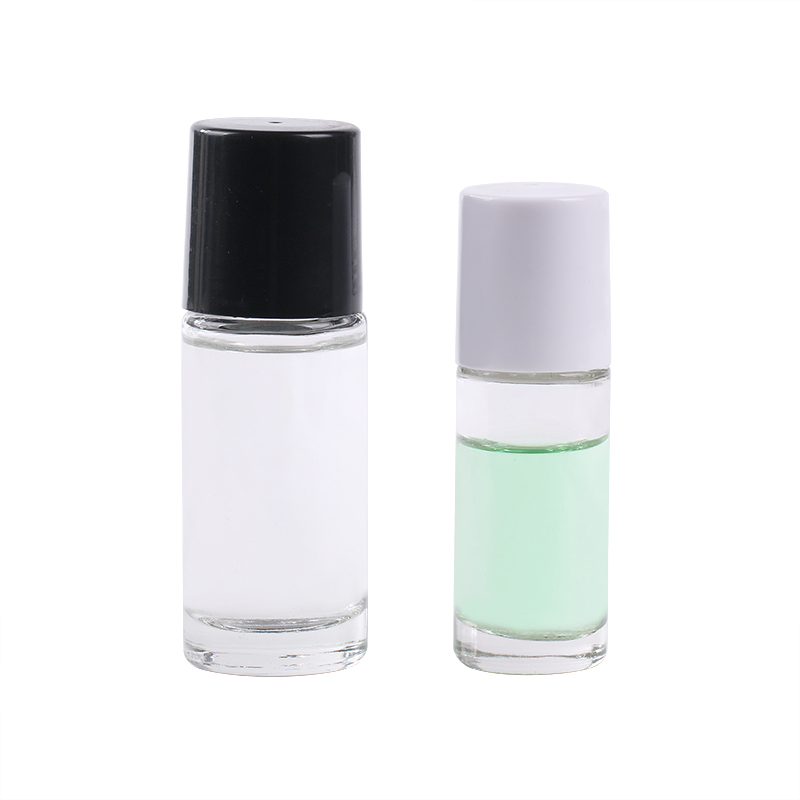 50 ml 30 ml clear deodorant oil roll on perfume bottle with plastic cap and ball