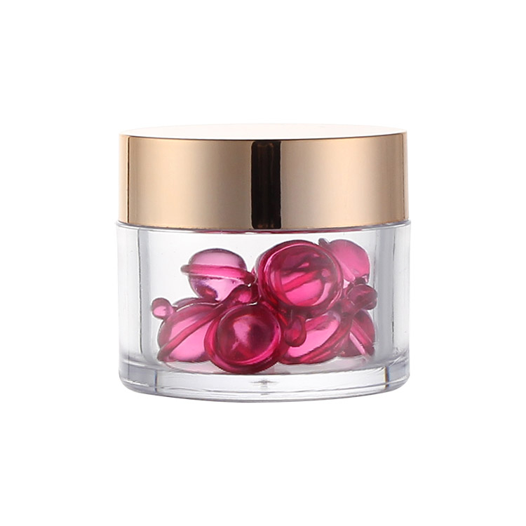 50 ml 60ml skin essenti oil rose gold cream jar