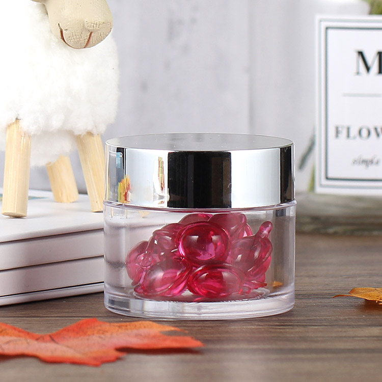 50 ml 60ml skin essenti oil rose gold cream jar