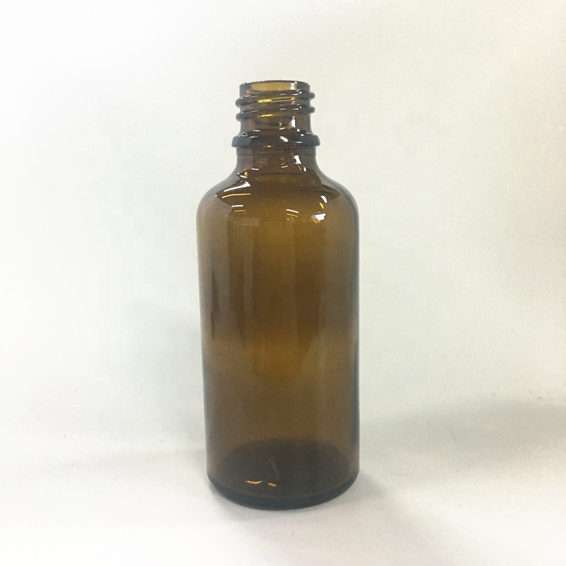 50 ml brown spray perfume glass bottle for perfume cosmetic packaging