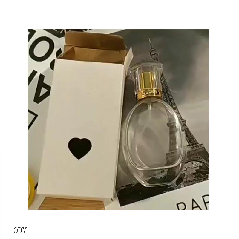 50 ml color perfume dispensing spray new peach glass bottle empty perfume package