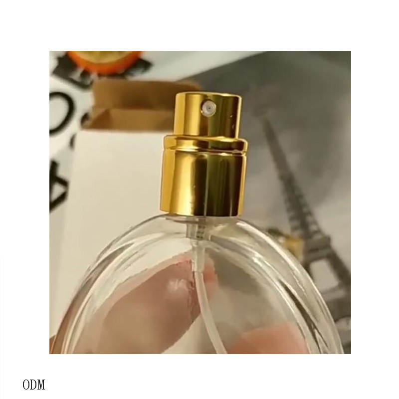 50 ml color perfume dispensing spray new peach glass bottle empty perfume package