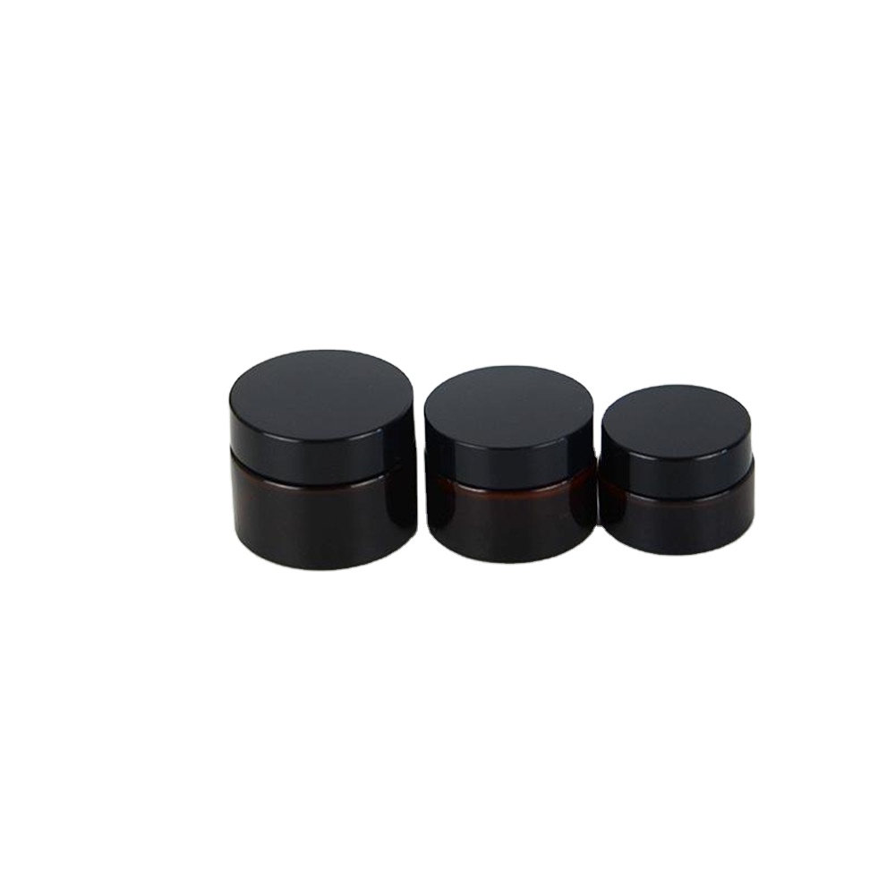 50 ml glass body cream jar COSMETIC BODY CREAM JAR black body glass cream jar