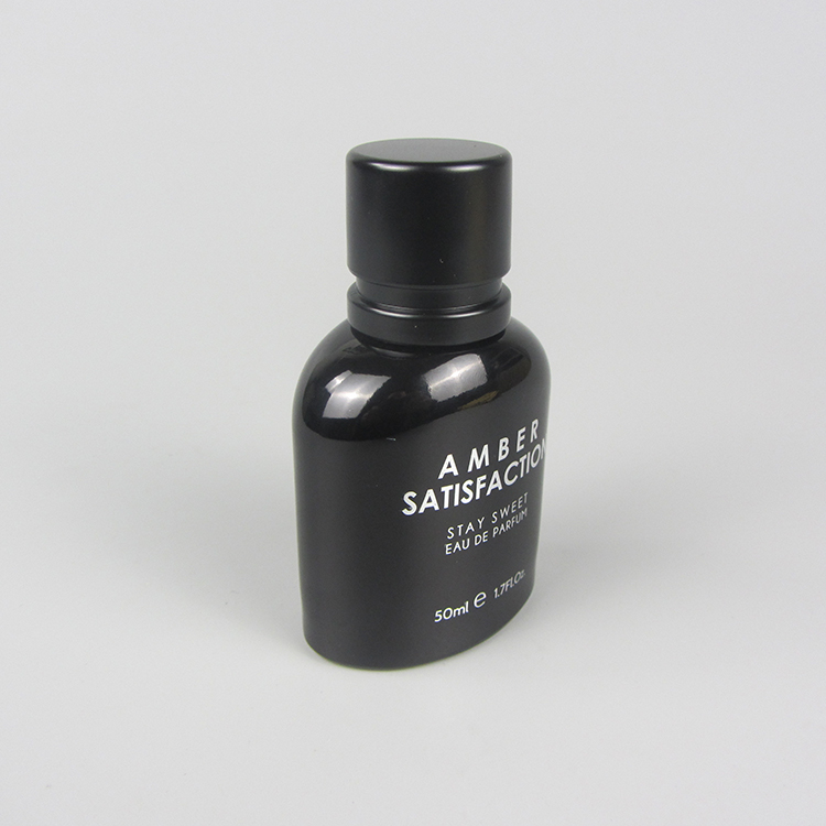 50 ml round amber french glass perfume bottle custom parfum packaging bottles