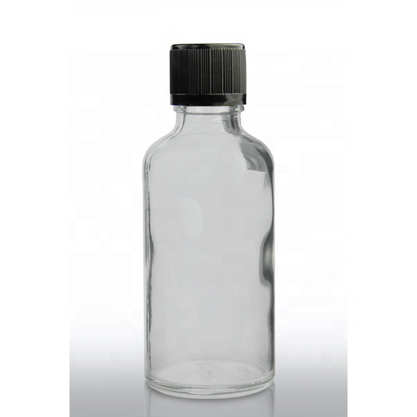 50 ml transparent essential oil sprayer pump glass bottle