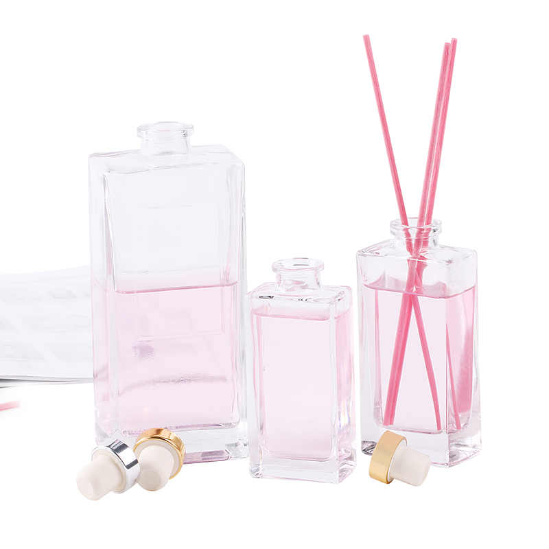 500 ml 150 ml 100 ml car glass reed diffuser bottle with glass lid