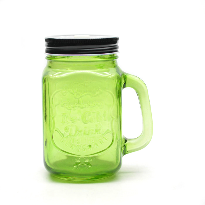 500 ml Home Old Fashioned Mason Jar Mugs with Handles