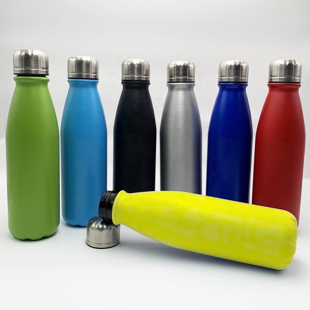 500ML Aluminum Cola Water Sport Water Bottle BPA free Aluminum Screw Bottle