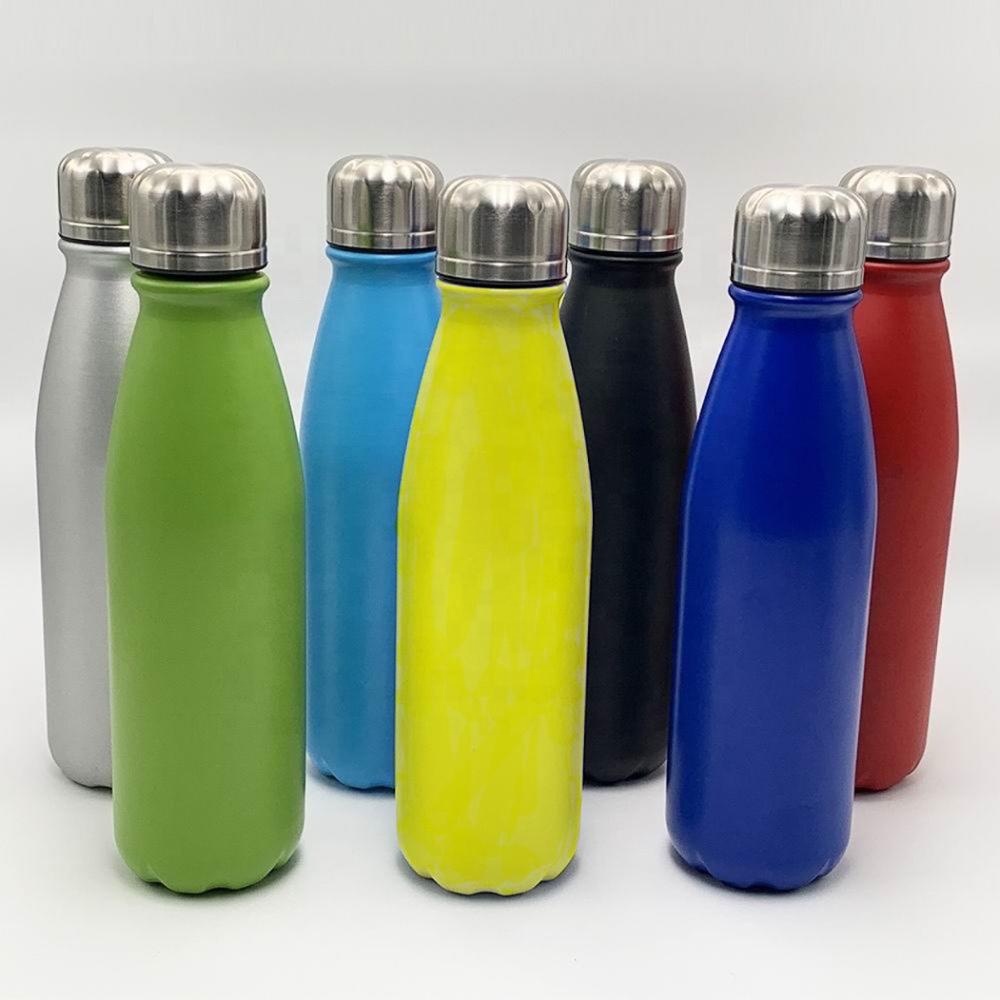 500ML Aluminum Cola Water Sport Water Bottle BPA free Aluminum Screw Bottle