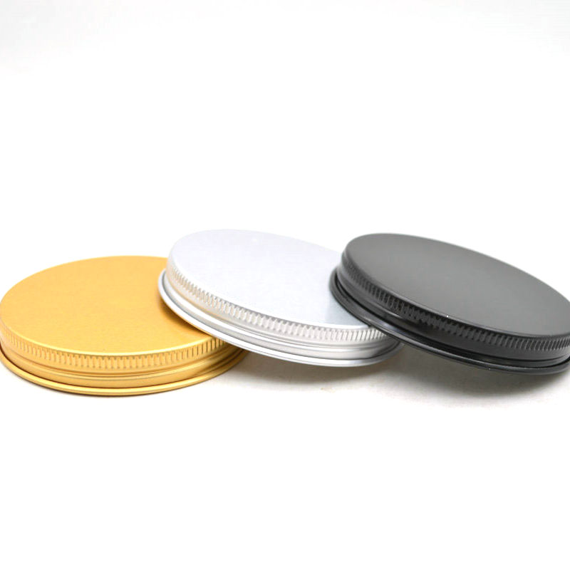 500ML Amber customer label empty glass candle jars with metal lids