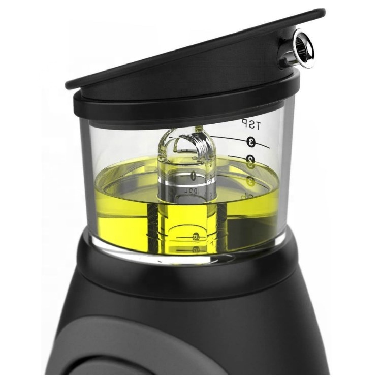 500ML Clear Kitchen Measuring Glass Olive Oil Sprayer Bottle with Color Box