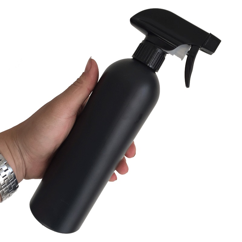 500ML HDPE Black Spray Bottle Cleaner PUMP Sprayer Personal Care  Screen Printing Sprayer