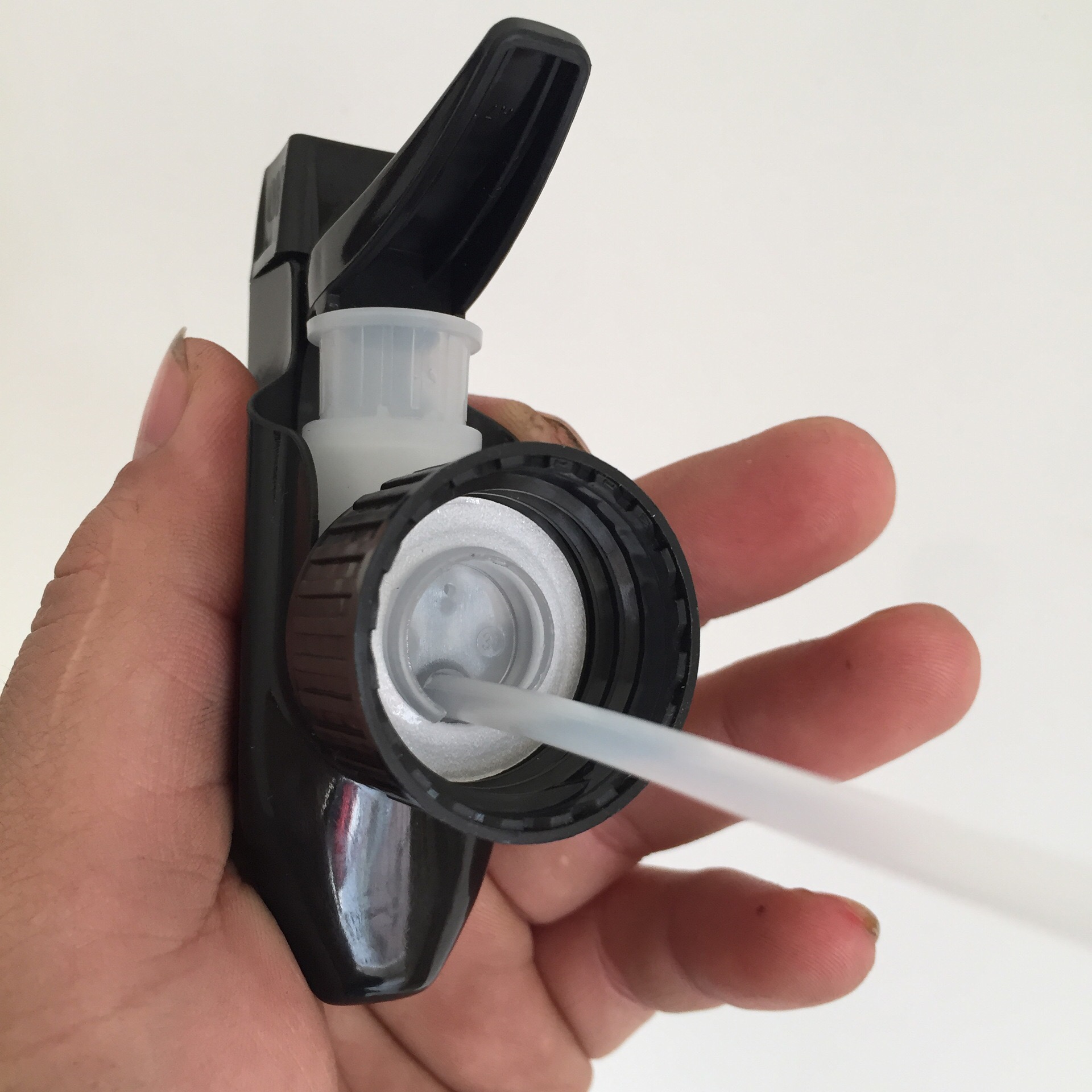 500ML HDPE Black Spray Bottle Cleaner PUMP Sprayer Personal Care Screen Printing Sprayer